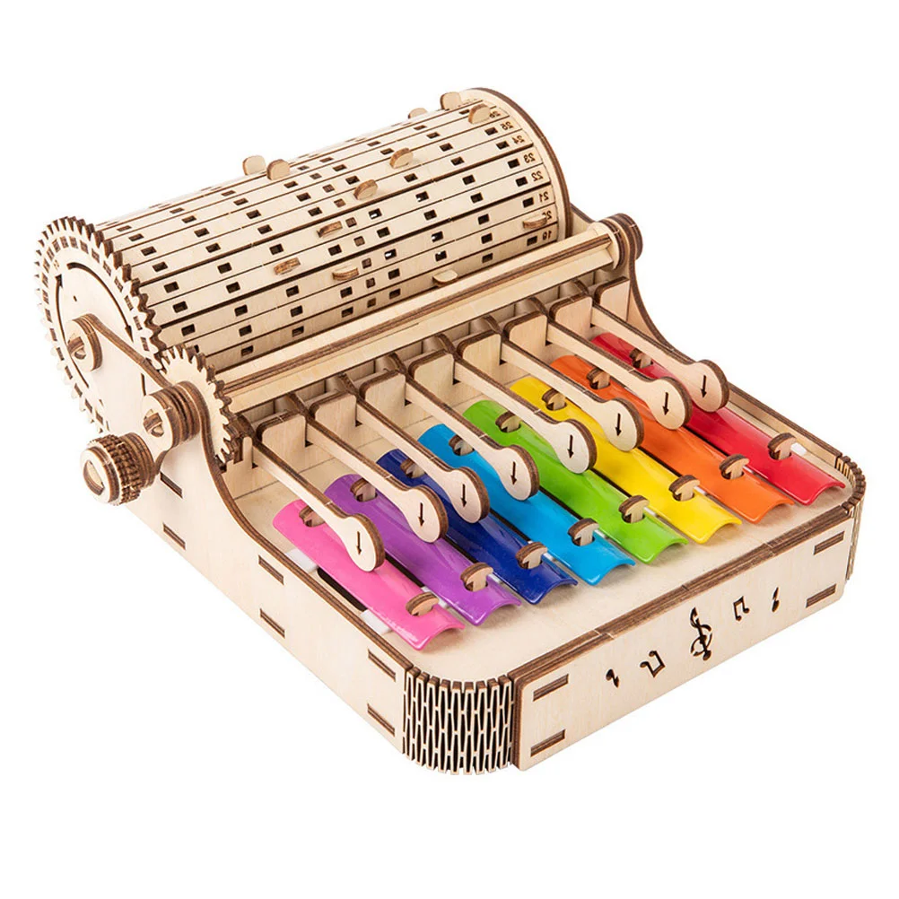 

Musical Toy Toddler Toys Puzzle Knocking Piano Xylophone for Kids Wood Mallets Percussion