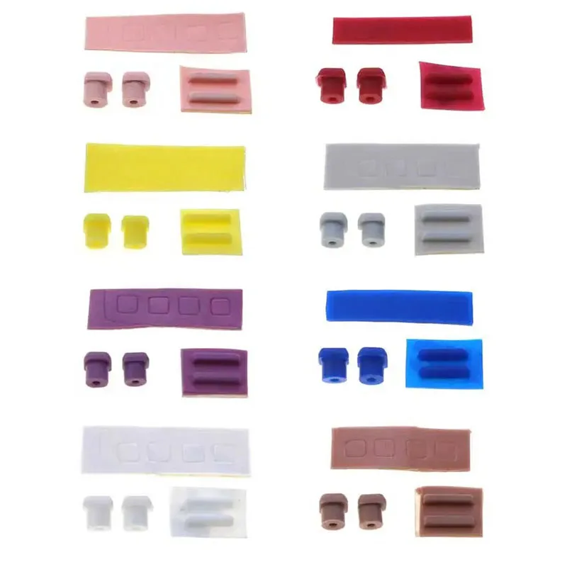 1Set Replacement High Quality For DS Lite Console Screw Rubber Feet Cover For NDSL Upper LCD Screen Screws Cover Rubber
