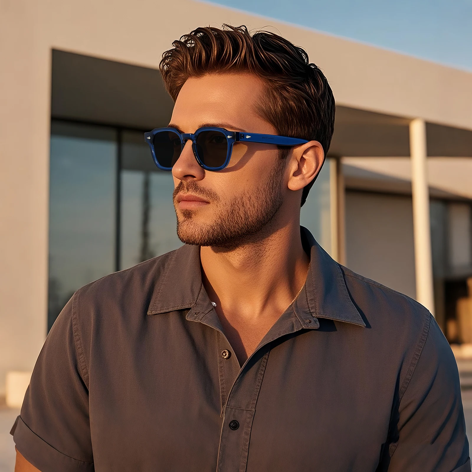 SORVINO العلامة التجارية الكلاسيكية مصمم النظارات الشمسية المستديرة الرجال النساء UV400 حماية من الشمس عالية الجودة الأرز مسمار ظلال نظارة دي سولي
