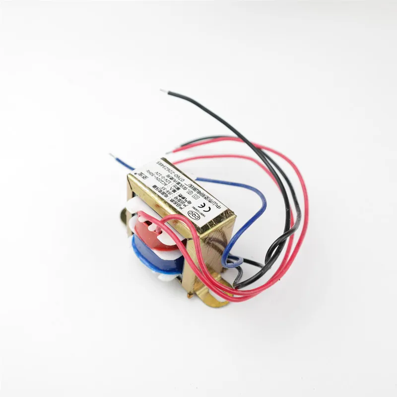 المزدوج 12 فولت محول الطاقة E-نوع الحديد الأساسية السلطة 3 واط الأسلاك النحاسية لف ل preamplifier و مجلس الطاقة الصغيرة استخدام