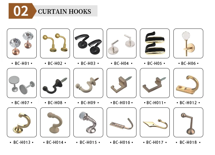 Gold Curtain Drapery Hold Back Holder,Indoor Wall Windows Curtain Tieback Hooks With Metal