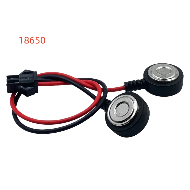 1-10pcs 18650 Magnetic Connector Charging Port Head SM2.54 Terminal 3.7V Lithium Battery Toy Light Small Fan Accessory Connector