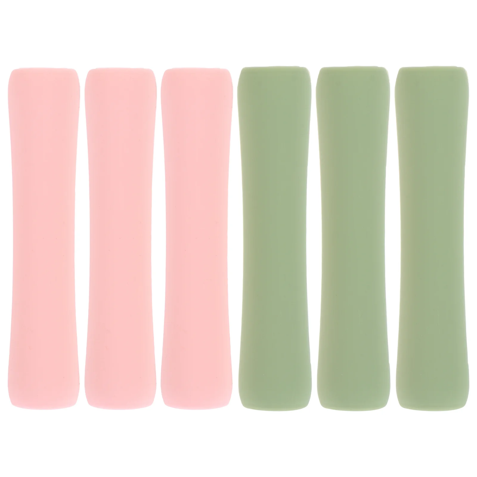 

6pcs Silicone Touch Pen Sleeve For Pencil 1/2 Protective Cover Scratch Resistant Comfortable Grip Decorative Stylus Pen