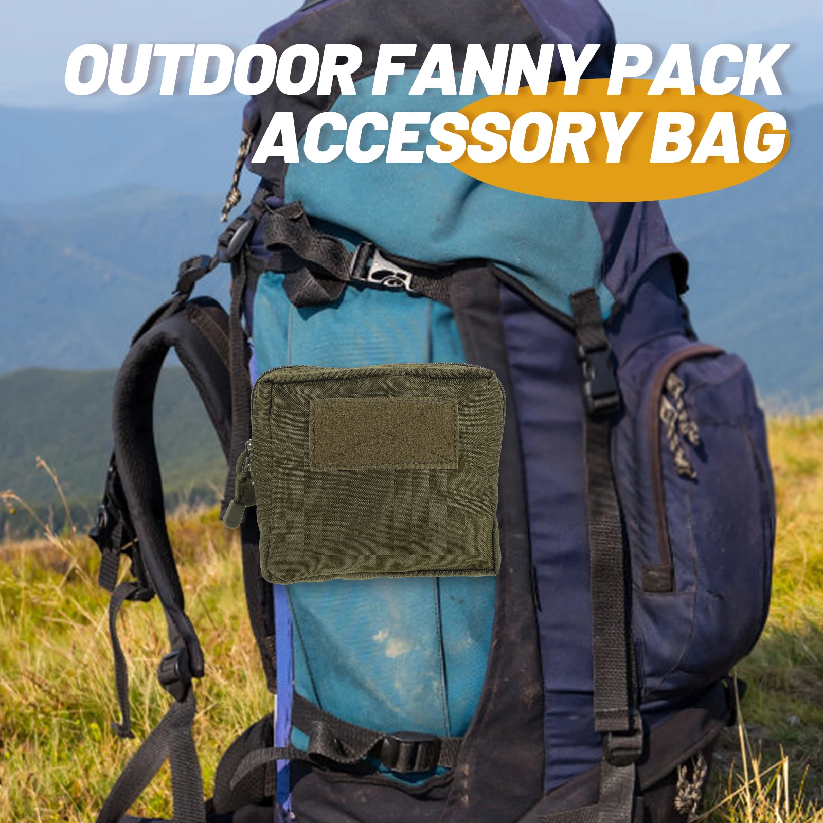 

Multifunctional Camouflage Waist Bag Sports for Women Small Belt Nylon Bags Travel