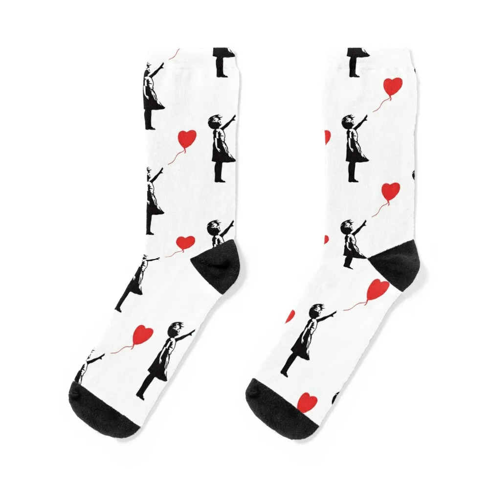 

Banksy Ballon Girl Socks Wholesale Heating sock luxe tennis Women's Socks Men's