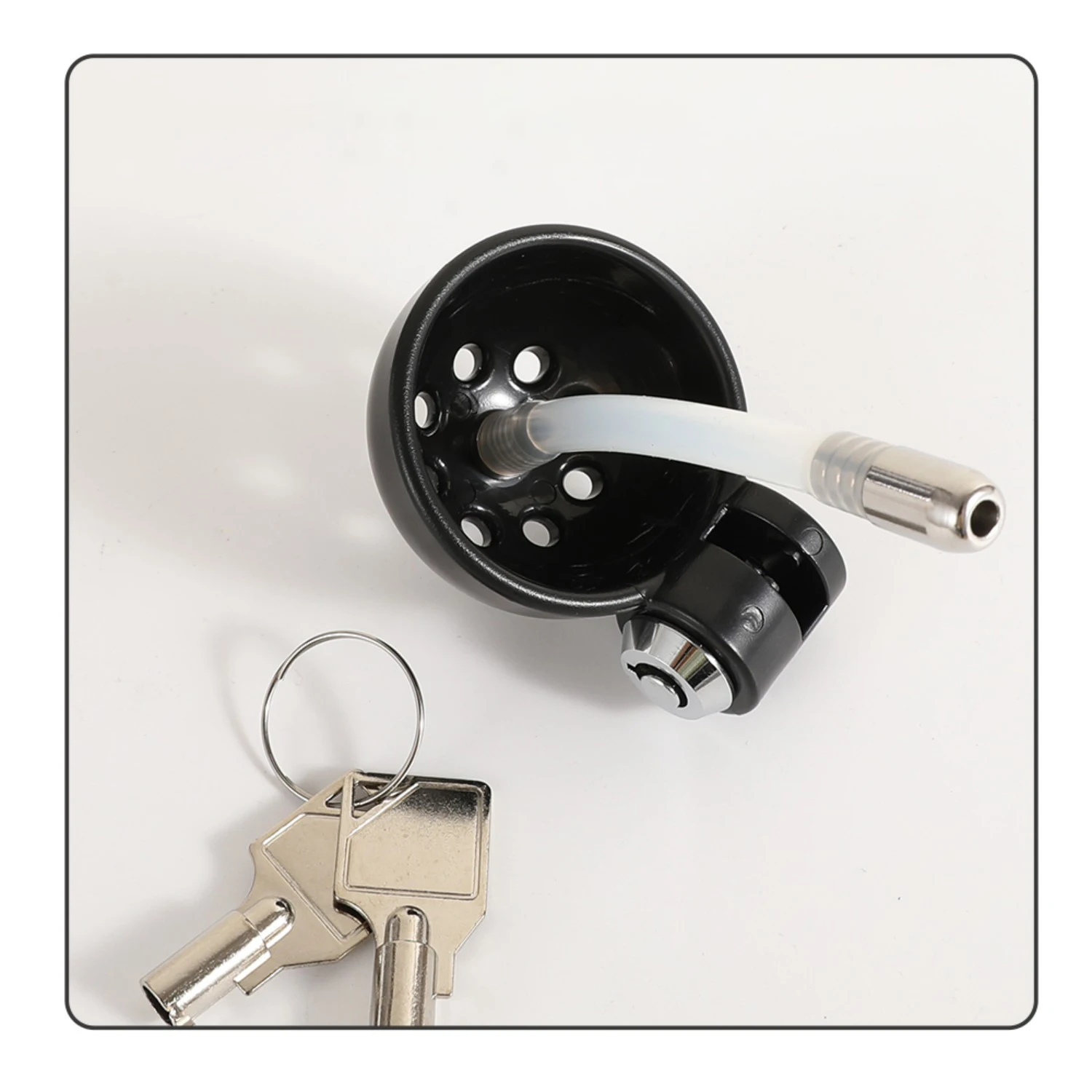 ABS Male Chastity Cage with Urethral Sounds Anti Pinch Hidden Lock Invisible Kit for Adult Men Fetish Play Cock Cage BDSM Device view 2