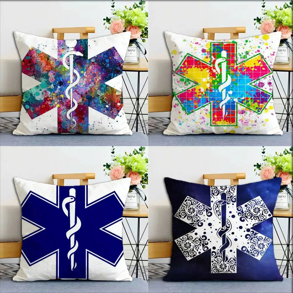 

Star of Life World Various Sizes Square Pillow Case For Car Home Bedchamber Decor