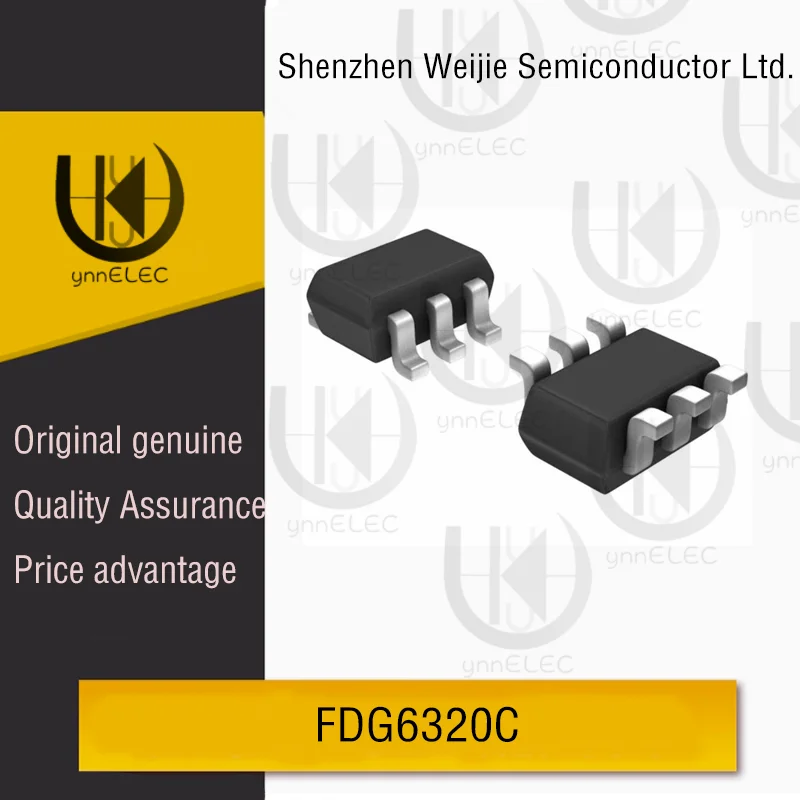FDG6320C Dual N-Channel MOSFET IC for Battery Protection/Power Switching -SC-88（SC-70-6）