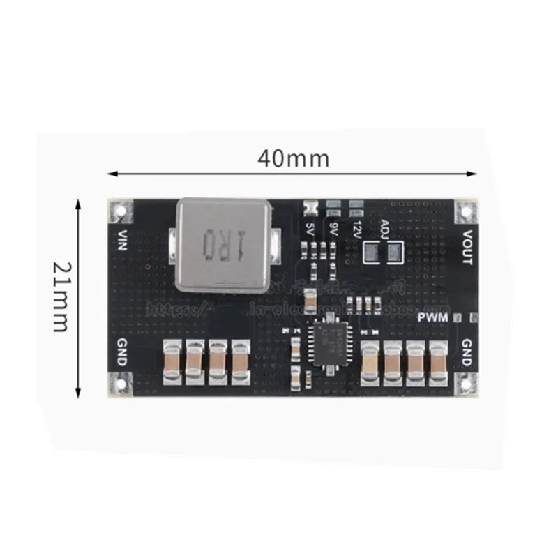 2PCS/Lot   TPS61088 5/9/12V high-power lithium battery boost DC-DC power module 10A current