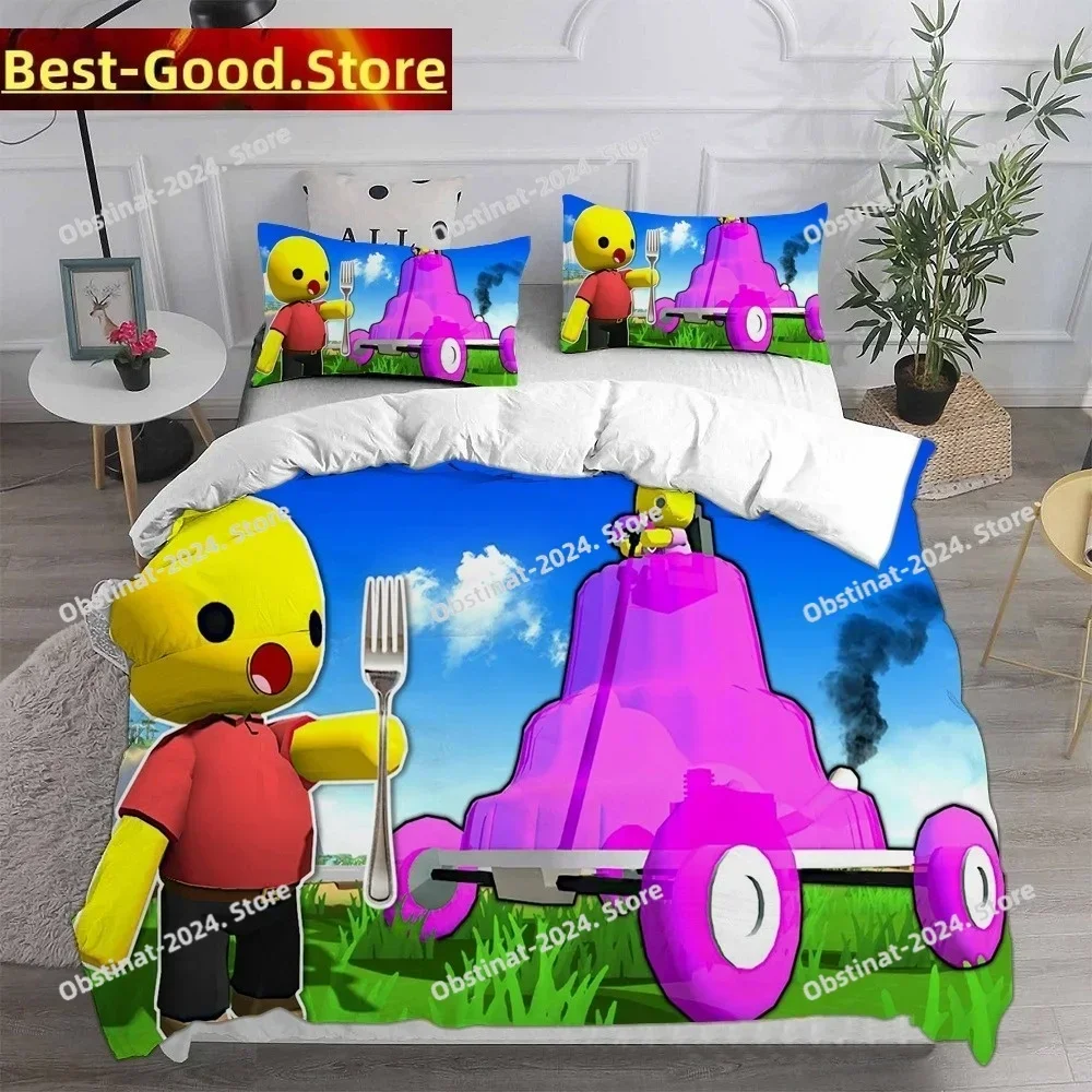 2025 Wobbly & Life Single Twin Bedding Set Printed single Comforter Quilt Duvet Cover Pillow Case 3 Pieces Sets Kids Adult Size