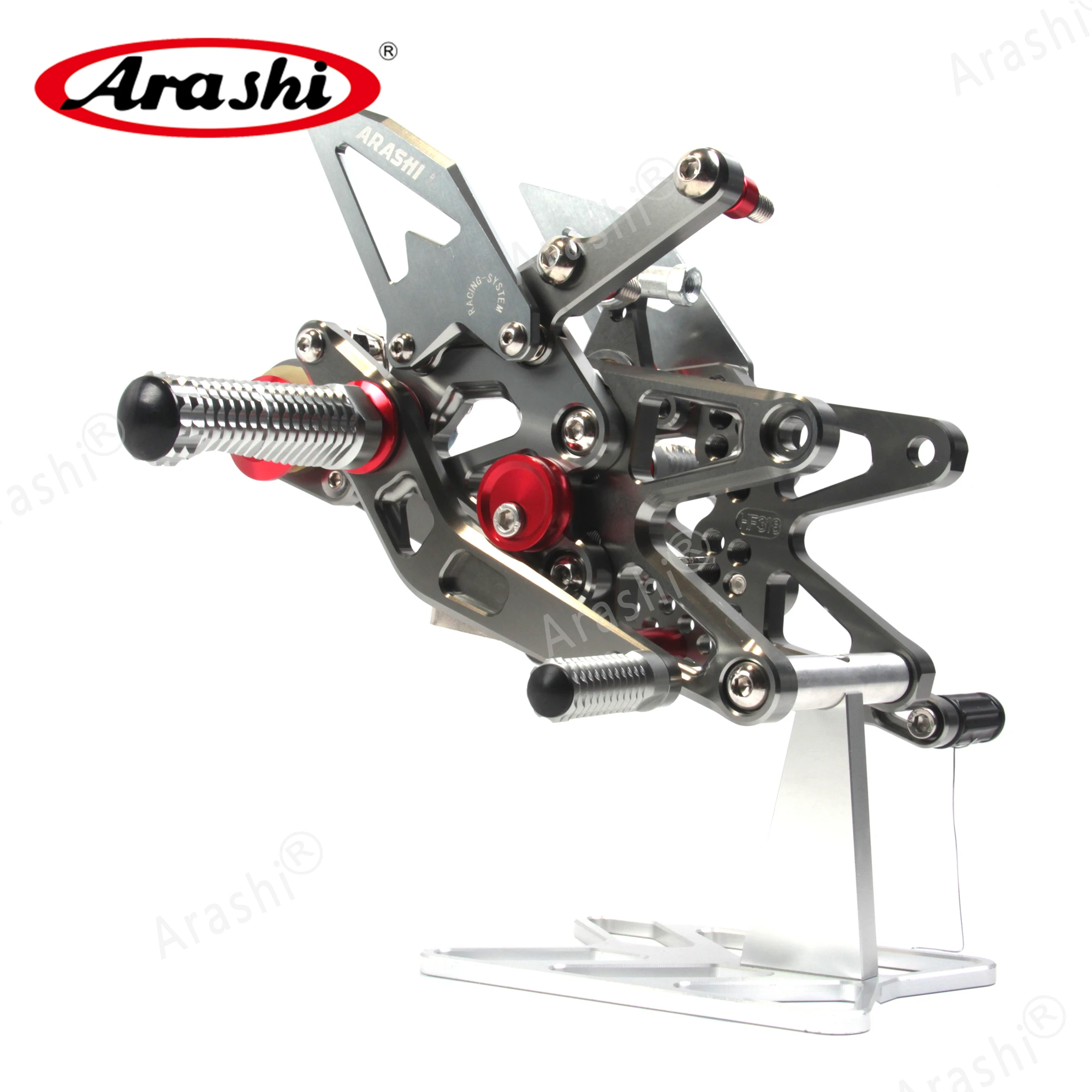Reposapiés para Motocicleta Triumph 13-18 DAYTONA 675 Arashi, Pedal Trasero Compatible con Daytona 675R 2017 2016 2015 2014