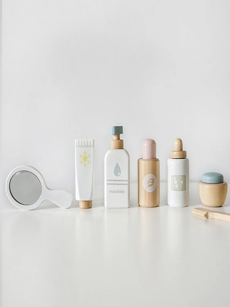 Meisjes Fantasiespel Kid Make Up Mooie Make-up Set Kappers Simulatie Houten Speelgoed Voor Meisjes Kinderen Dressing Cosmetische