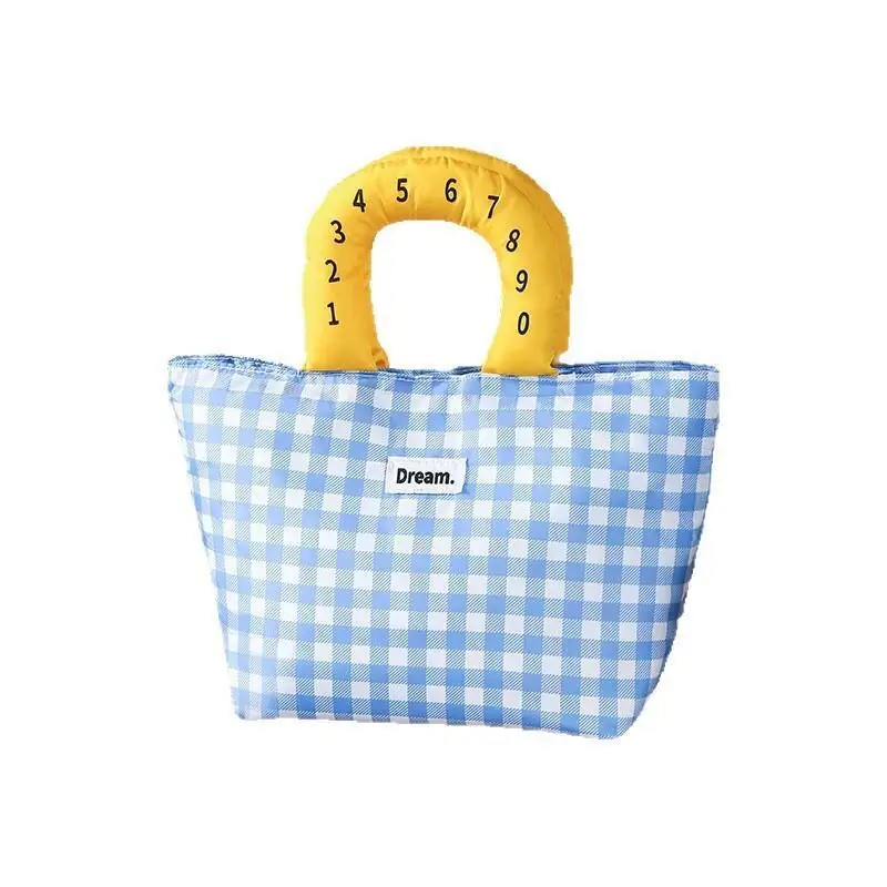 لطيف المحمولة المحمولة الغبار حقيبة معزولة سعة كبيرة متعددة الوظائف مقاوم للماء مقاومة للاهتراء شريطية حقيبة التخزين #5