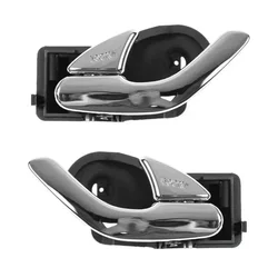 Chrome Left Right Inner Door Handle Interior Trim Panel For Ford Escape Kuga BA ZA ZB ZC 03-12 Mazda Tribute 2001-2006