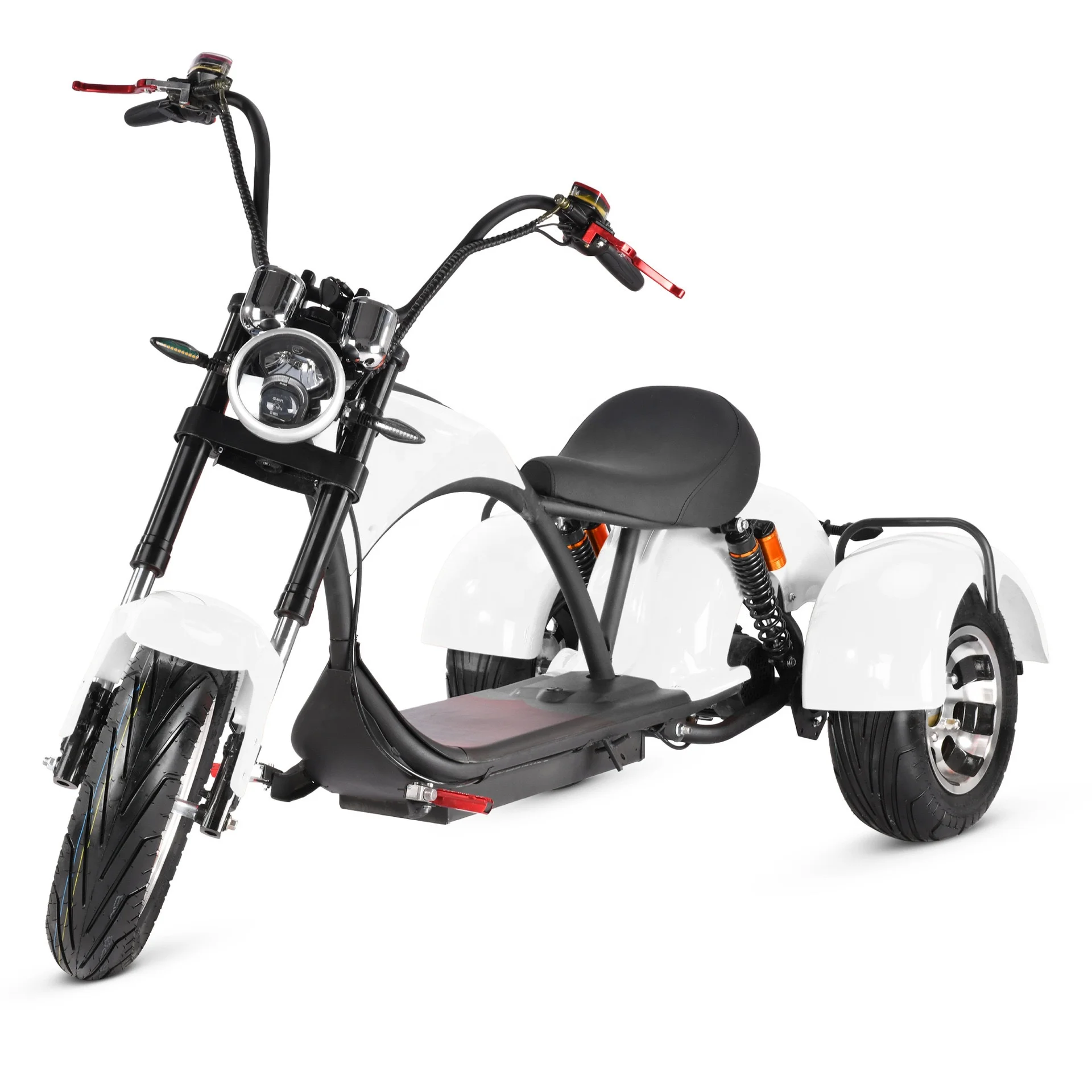 Wholesale Of Electric Tricycle 12 Inch Fat Tire 60V 2000W Electric Tricycle Scooter