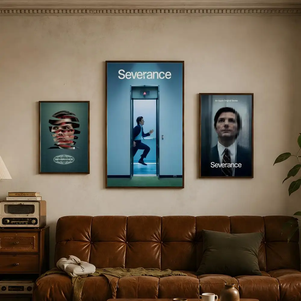 TVShow S-Severance-e Poster Vintage Self Adhesive PP Wall Art Home Bar Bedroom Decor Gift
