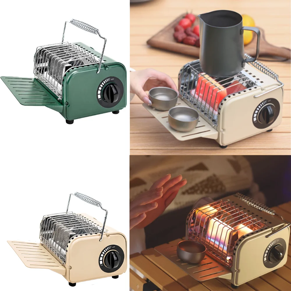 

Outdoor camping, picnic, hiking a stove multi-purpose, mini infrared heating stove, safe and stable pressure and high efficiency