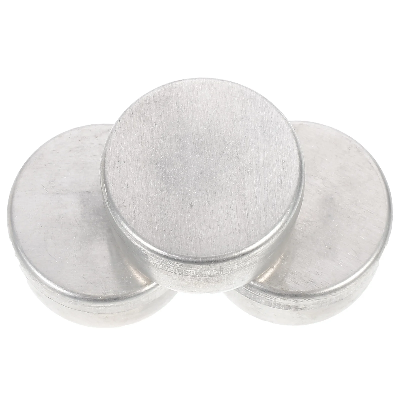 

3pcs Aluminum Can Sampling Weighing Jar Laboratory Weighing Holder Smooth Durable Soil Collection Container Teaching Lab