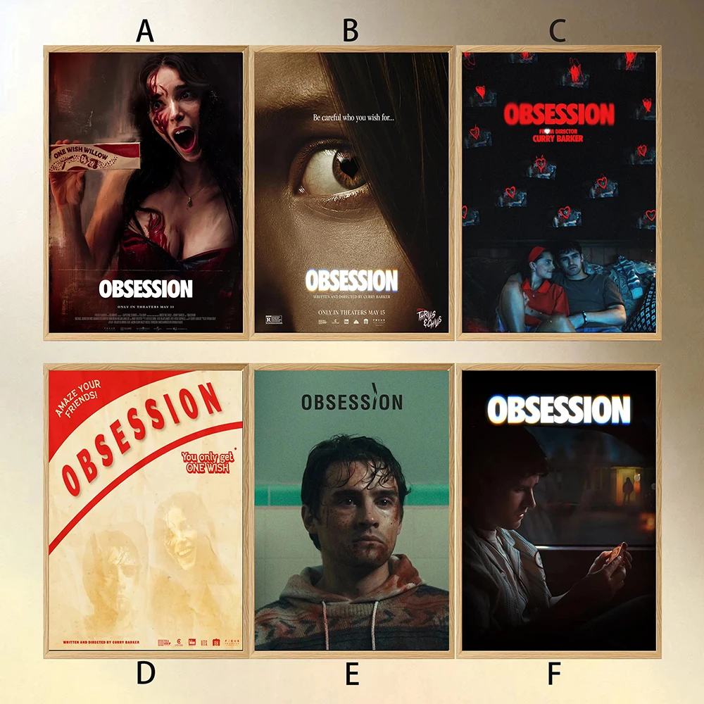 Obsession Canvas Poster Vintage Aesthetic Wall Art One Wish Willow Horror Film Print Retro Cinema Bedroom Living Room Wall Decor