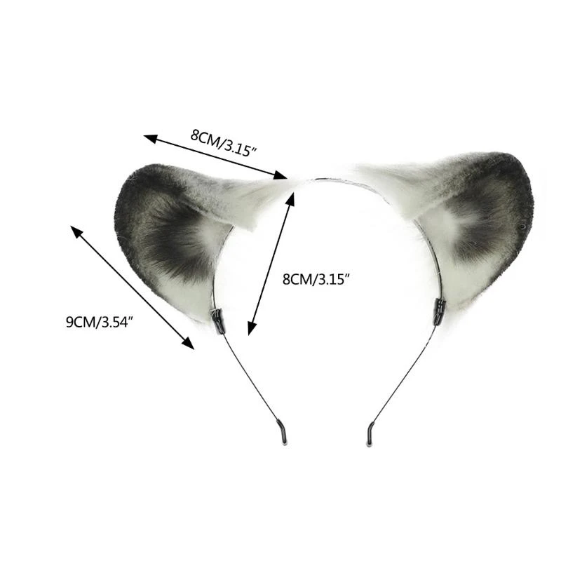 

Stylish Ear Headband with Artificial Material for Halloween Party Costume