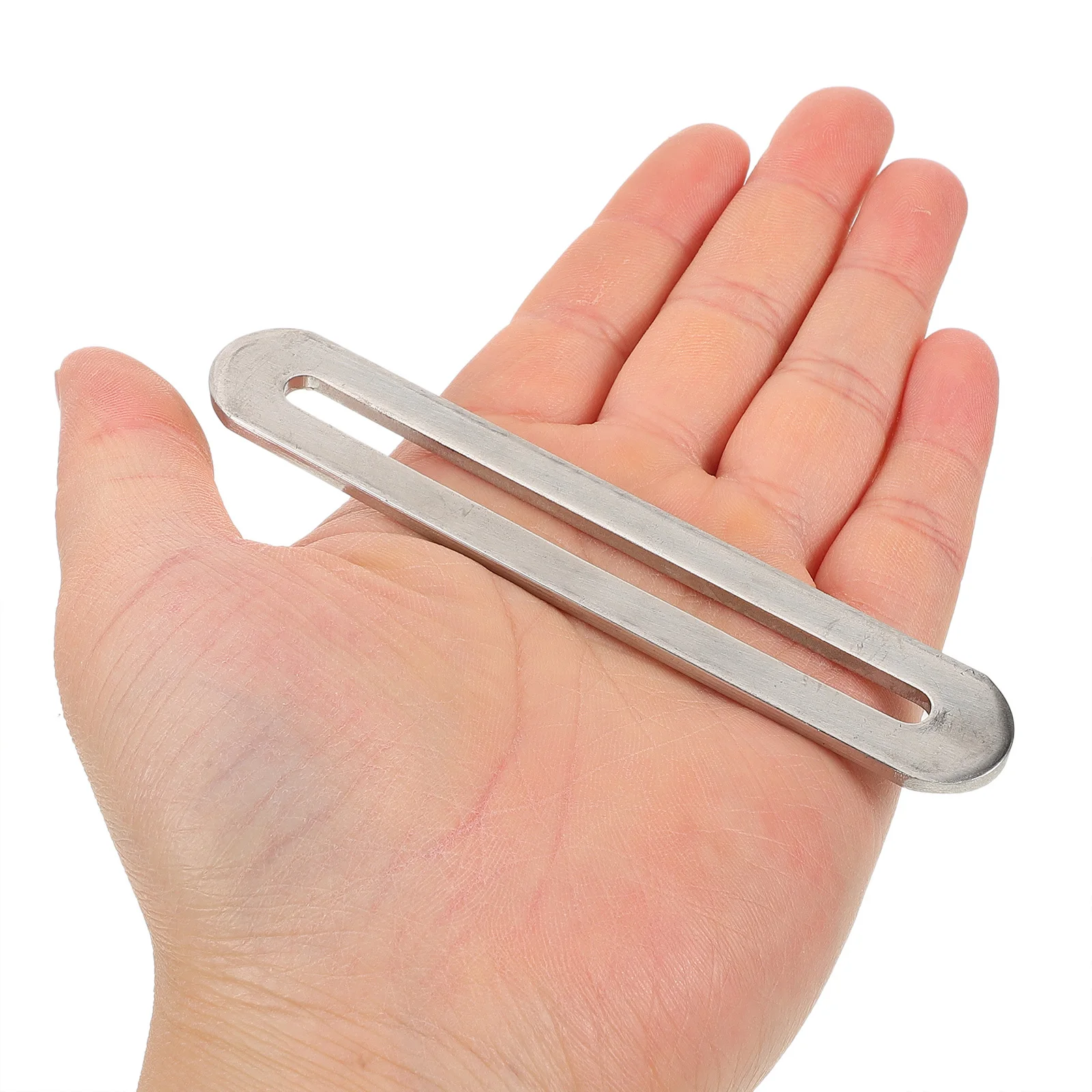 4Pcs Stainless Steel Flat Mending Plates Reinforcement Furniture Support Chair Drawer Connector Metal Slideable Brackets