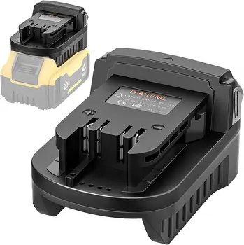 Para dewalt para milwaukee adaptador de bateria converter para baterias de lítio dewalt 18v para milwaukee 18v ferramentas elétricas sem fio