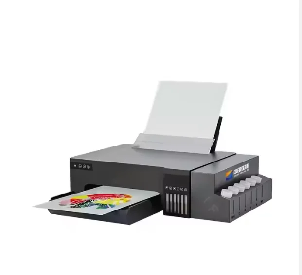 

High Quality A4 Automatic Inkjet DTF Printer L8050 New Condition Hot Sale 300mm Flatbed Printer for Flex Material Pigment Ink
