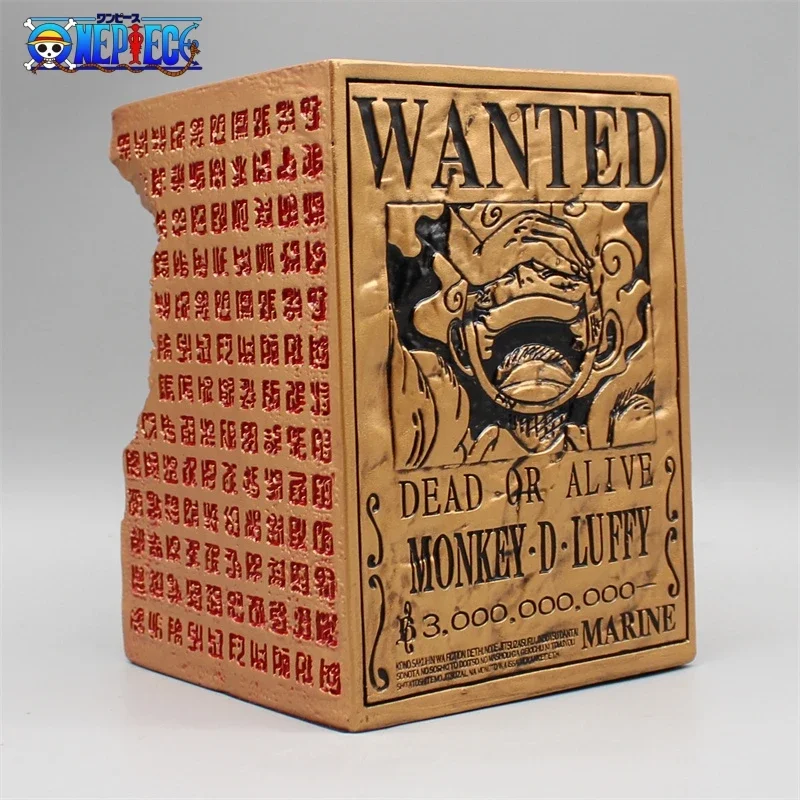 Anime One Piece Gk Superbomb Gear 5 Nica Luffy Vintage Wanted Warrant Posters Figurines Monkey D Luffy Action Figure Kids Gift