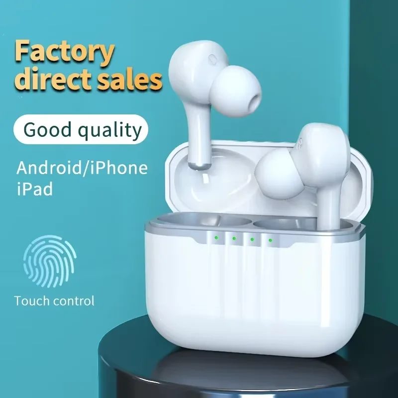 

ANC+ENC Dual Noise Reduction Bluetooth Earphones Touch Control HD Call Long Battery Life Power Display Wireless Headphones Mic