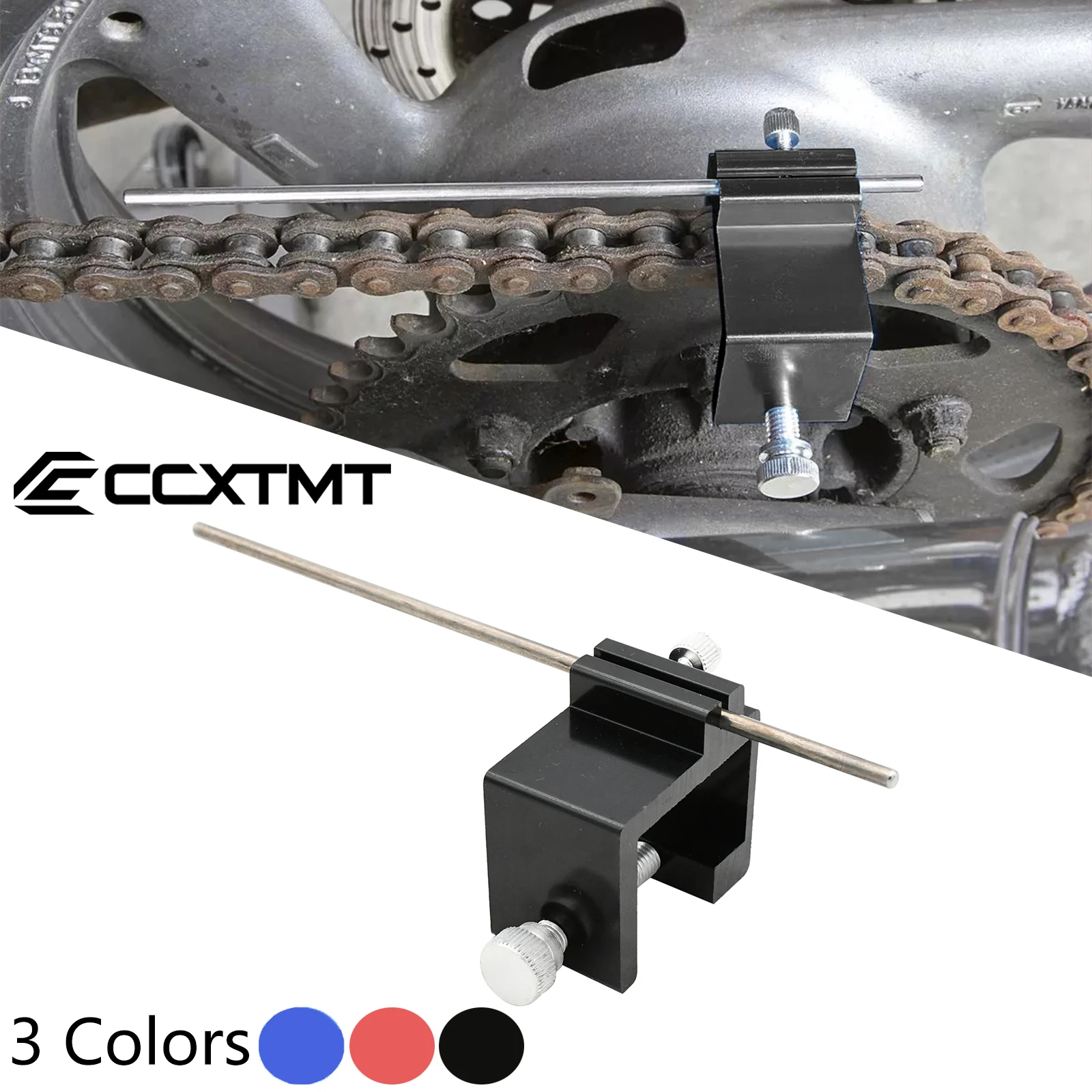 Motorcycle ATV Chain Alignment Tool Repair For Honda KTM Kawasaki Suzuki Yamaha R15V3 R25 R3 R1 R1S R6 R6S V2 V3 FZ6R YZF650R