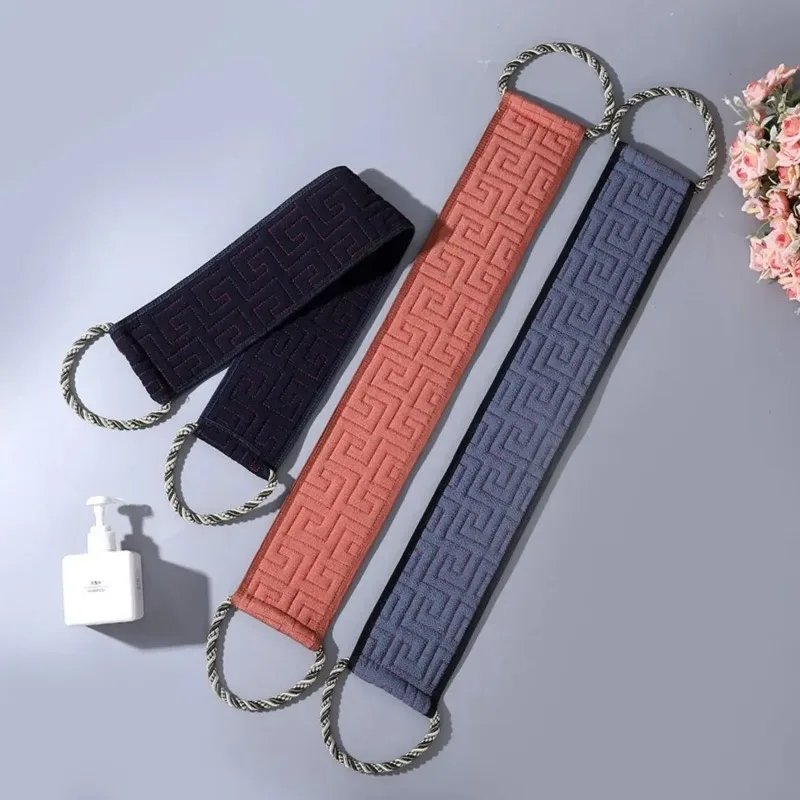 Dual-Textured Exfoliating Washcloth Towel Back Scrubber for Use in Shower Bath0 Exfoliating Body Scrubber Exfoliator