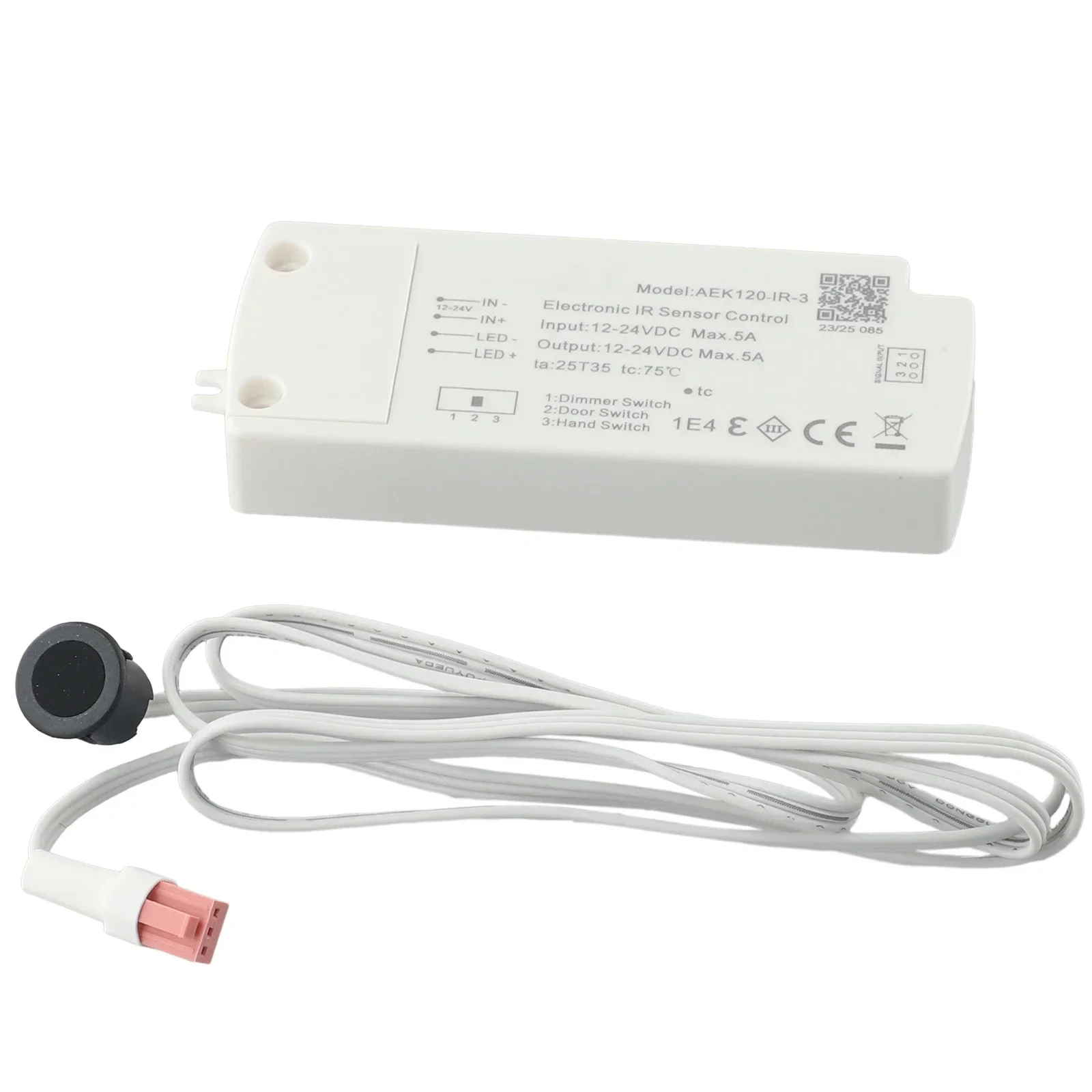 Infrared Motion Electronic Sensor Switch Non-Contact On/Off Kitchen Cabinet Light Door 12-24V 5A Applicable Smart Fixture