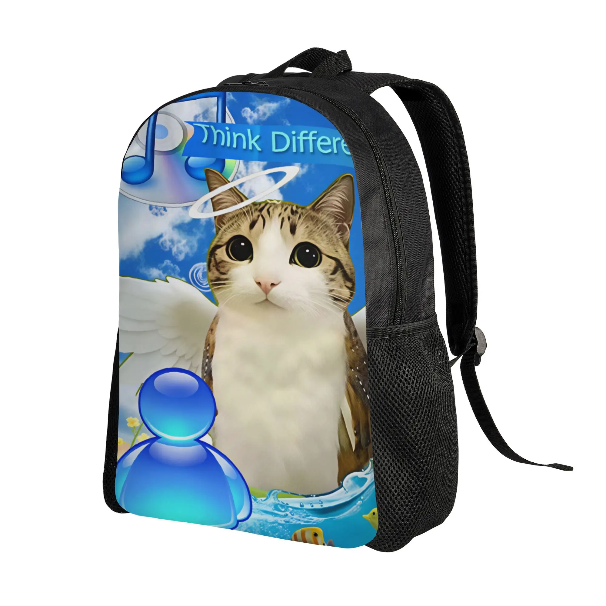 Meowl cat  Backpack  Outdoor Style Backpacks Boy Girl Design Soft High School Bags Fun Rucksack