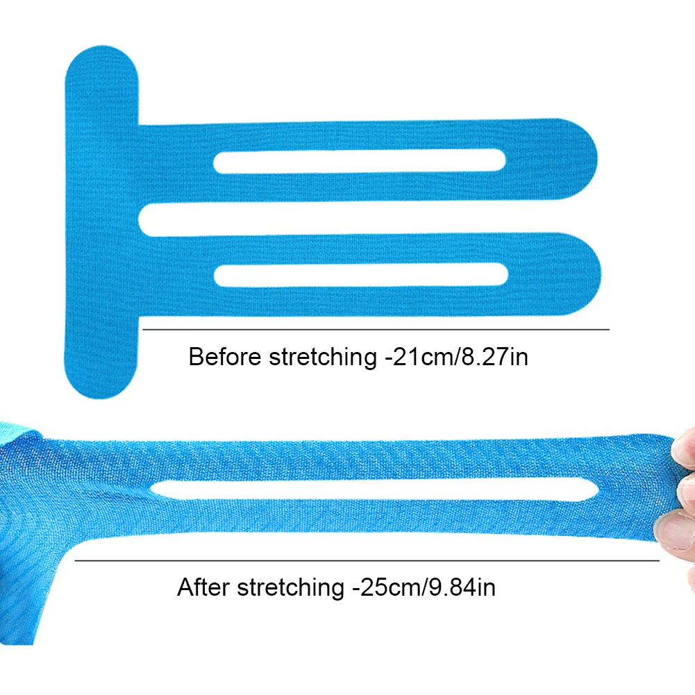 5개/세트 무릎 운동 테이프 프리컷 키네시올로지 테이프 무릎 통증 완화용 내구성 통기성 무릎 테이프 스포츠 운동용