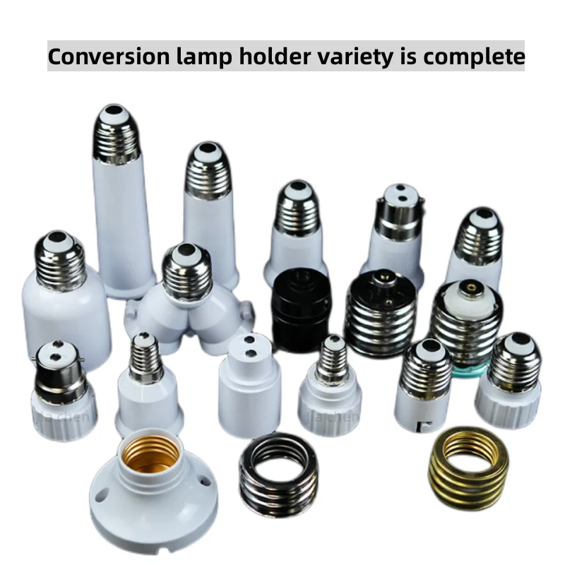 Led Bulb Base Conversion Lamp Holder Converter GU10 E14 B22 E40 G9 Conversion E27Socket Adapter Fireproof Plastic Lighting Parts