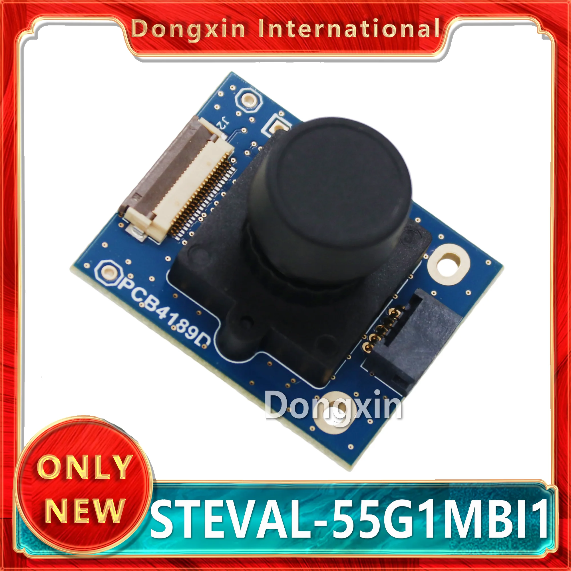 

STEVAL-55G1MBI1 VD55G1 S-Board: MIPI CSI-2 kit for integrating VD55G1 image sensor on MPU and MCU boards
