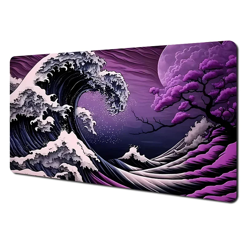 1 large 50*100CM desk protection mat rubber non-slip wave mouse mat table mat game electronic sports office creative for gaming