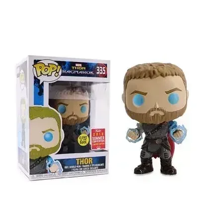 FUNKO POP MARVEL THOR RAGNAROK THOR # 335 Figuras de acción Colección de juguetes Muñecas Regalos para niños Figura POP
