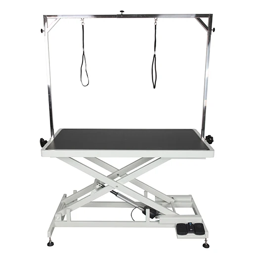 Shernbao FT‑808 Electric Lifting Dog Grooming Table Mobile Pet Grooming Station with Grooming Arm Noose for Large Dogs Pet Salon