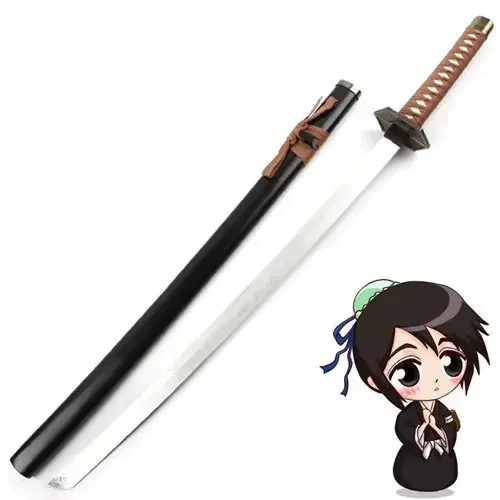

[Funny] 100cm Cosplay Anime Bleach weapon Hinamori Momo wooden Sword model Costume party Anime show Japan samurai sword gift