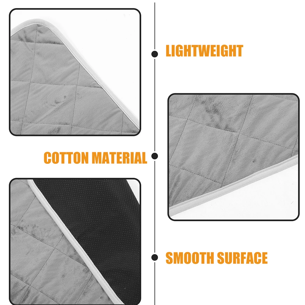 

Pet Heating Pad Self Heating No Electric Heated Pads for Pets Grey L Size Cats Dogs Warm Travel Outdoor Sofa Bed