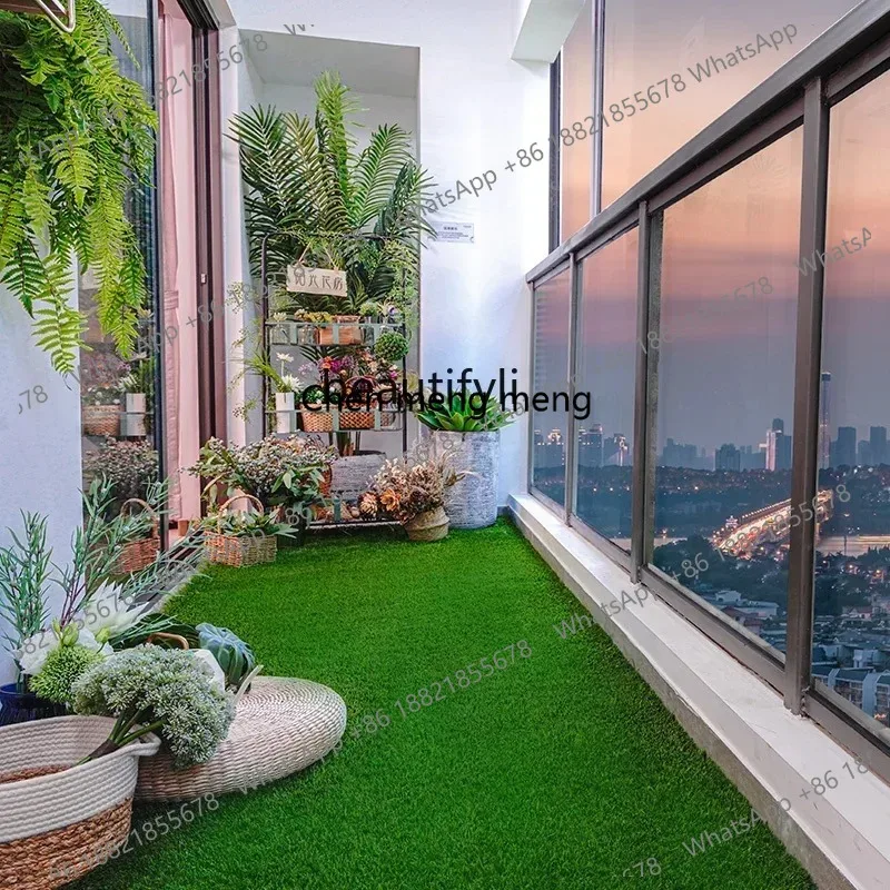 LHX26 ss 26 Gardening Style Balcony Lawn 5cm Household Indoor Thickening Artificial Grass Emulational Lawn Customizable