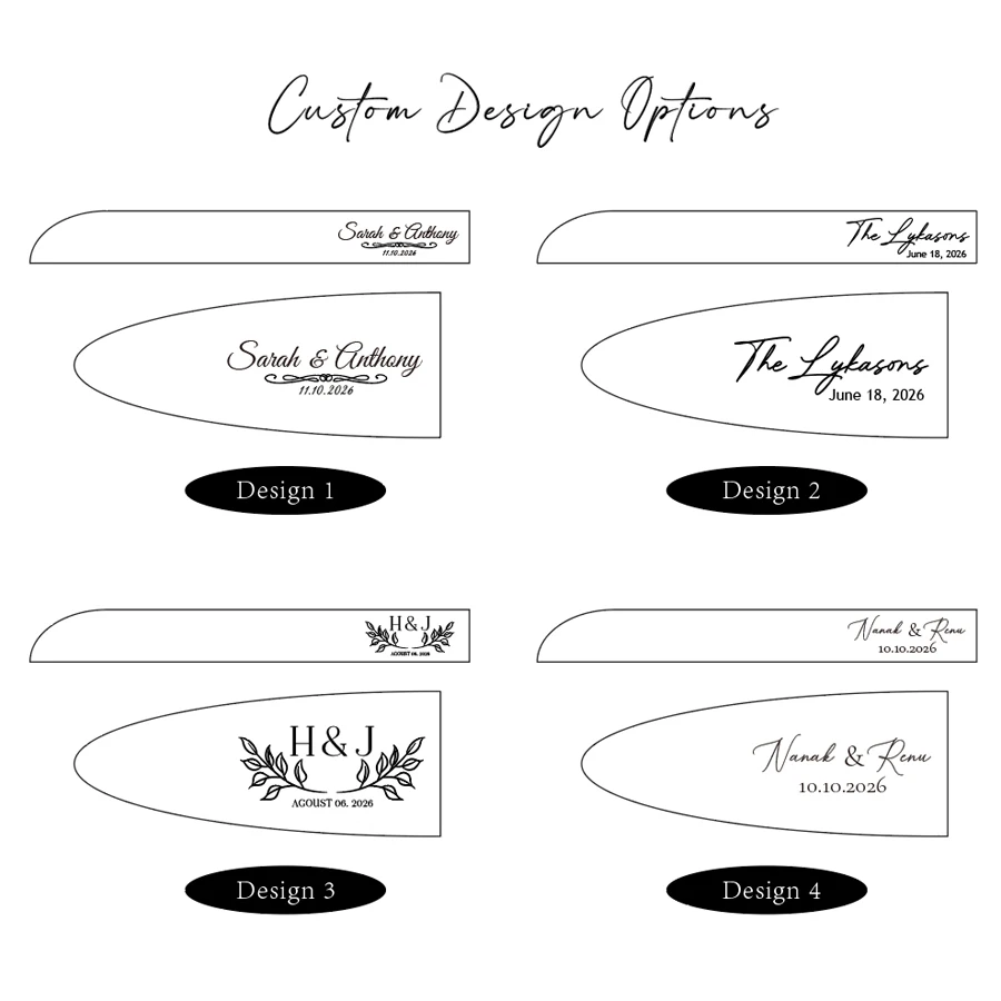 Personalized Wedding Cake Knife and Server Set, Ceramic Handle Cake Serving Set, Gift for Anniversary, Birthday Parties