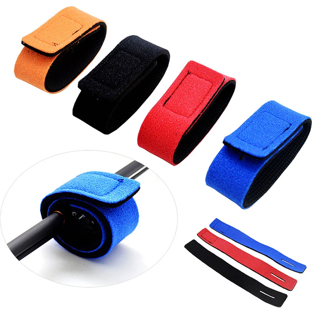 Fishing Rod Tie Strap Elastic Wrap Band Pole Holder Multifunctional Fishing Rod Ties Accessories For Outdoor Fishing 25cm