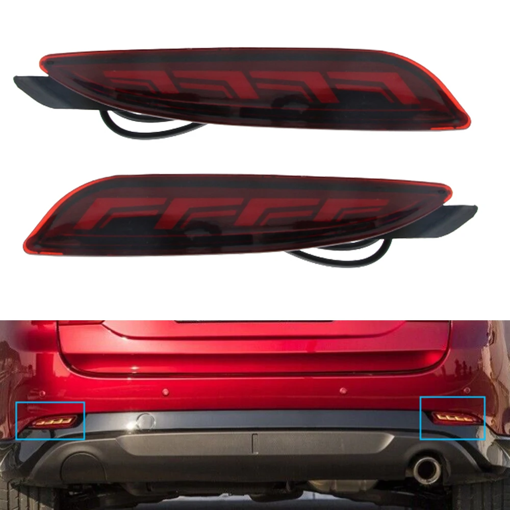 

LED Rear Bumper Reflector Brake Light for Mazda CX-5 CX5 2022-2023 12V Fog Lamp Automotive Turn Signal Indicator Light