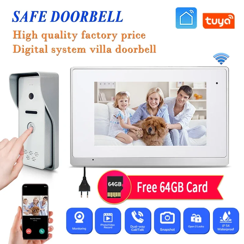 

Best Wired Video Intercom System For Tuya Wifi Smart Home Waterproof Outdoor With Hd Camera 2 Easy Phone Door Entry Systems