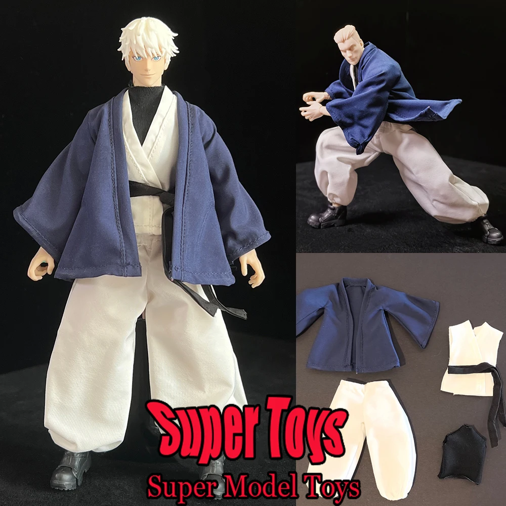 

В наличии 1/12 Масштаб Мужской комплект одежды солдата Jujutsu Kaisen Ryomen Sukuna Gojo Satoru Боевой костюм для 6-дюймовой экшн-фигурки куклы