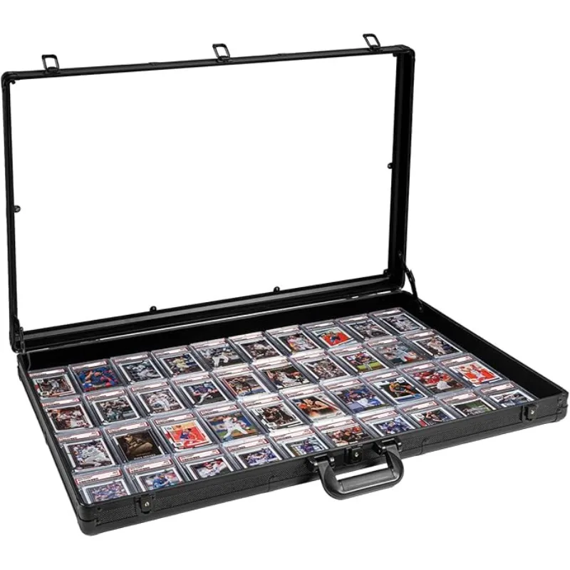 Carry Suitcase Style Card Storage Box, Card Brick Container for Trading Game Cards Collection83*56*7.5