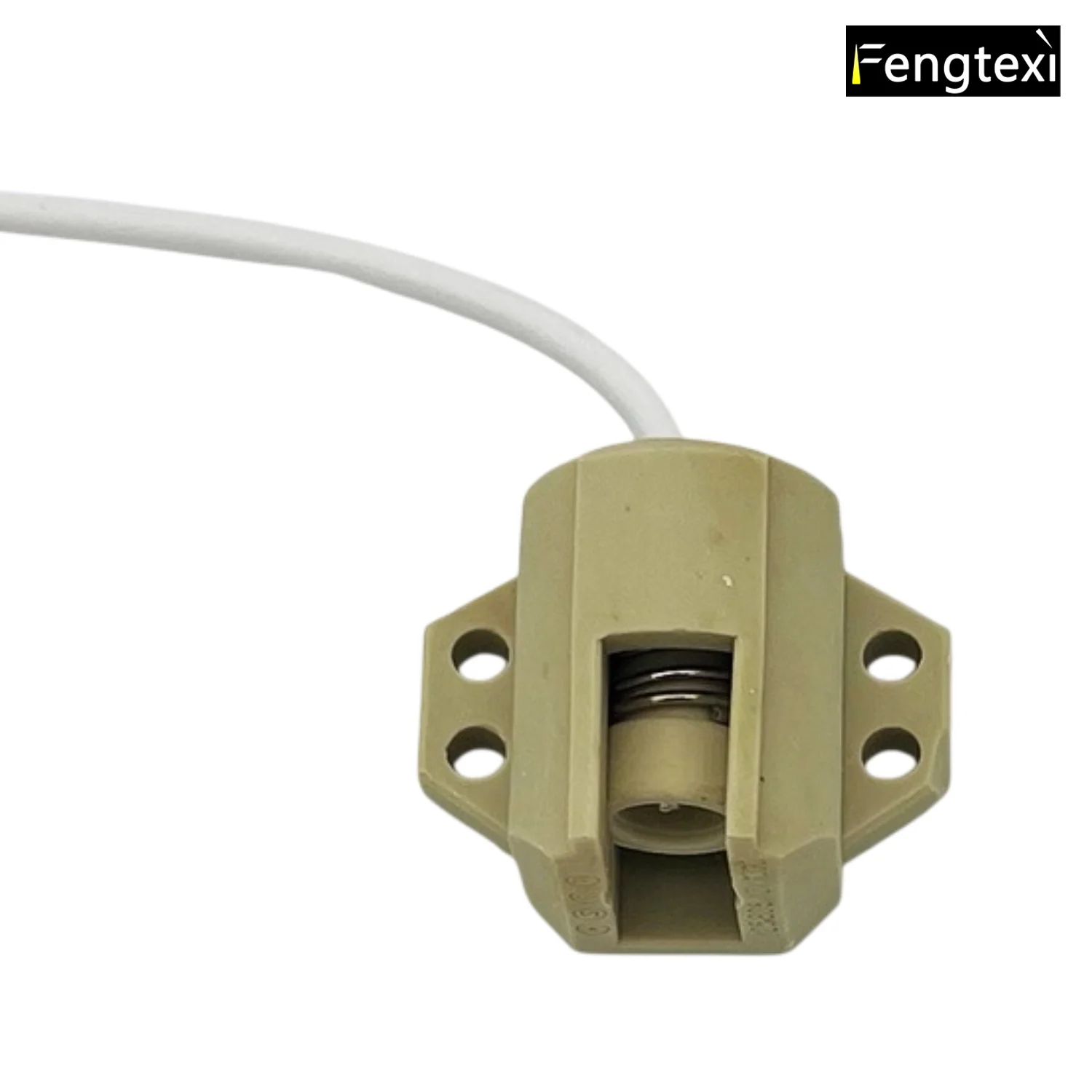 High-temperature resistant 30CM wire length 35W-2000W  R7S/Rx7s split ceramic lamp holder for metal halide lamps/halogen lamps
