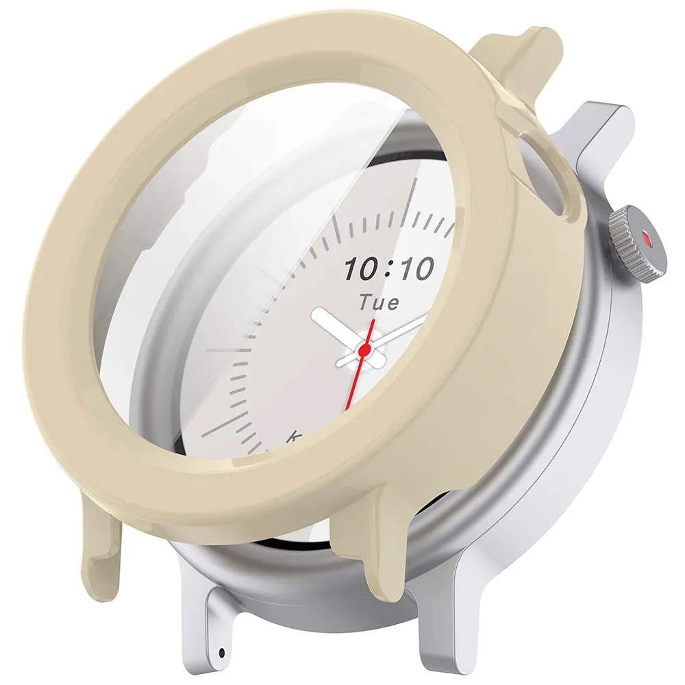 PC Protective Case + Tempered Film For CMF Watch 3 Pro Anti-Drop Hard Bumper Shell Smartwatch Cover